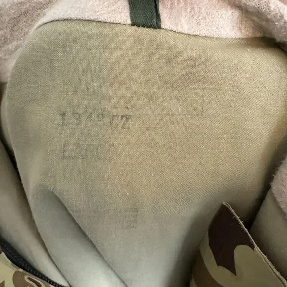 Vtg 1960’s LL Bean Duck Camo Jacket Waterproof Long Men’s Large‎ Canvas